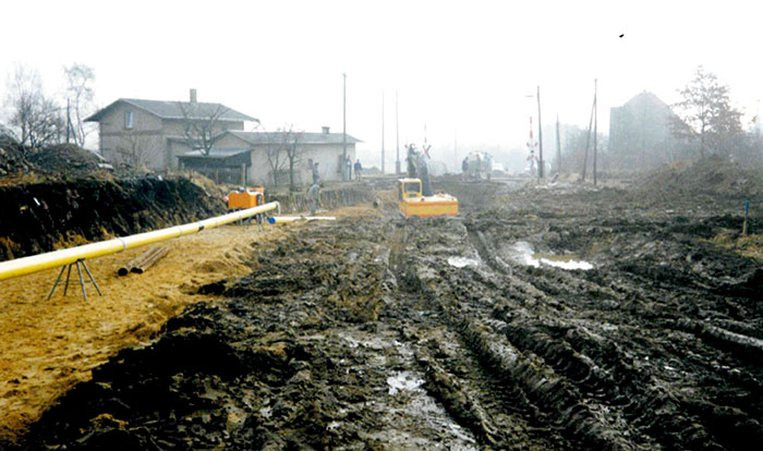 Ausbau der jetzigen Bischofswerdaer Straße in Höhe Bahnübergang 