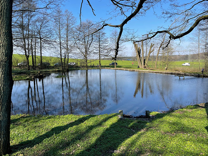 Areal am ehemaligen Badeteich Krumhermsdorf
