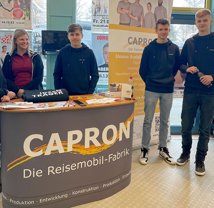 Gewerbemesse Stand Capron  Gewerbemesse Stand Capron
