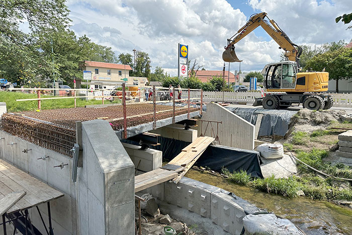 Abbau Brücke Erberstraße im Juli 2024 Abbau Brücke Erberstraße im Juli 2024