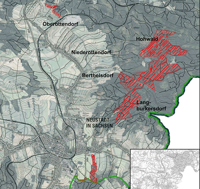 Kartierdurchgang 2025 - betroffene Gebiete Kartierdurchgang 2025 - betroffene Gebiete