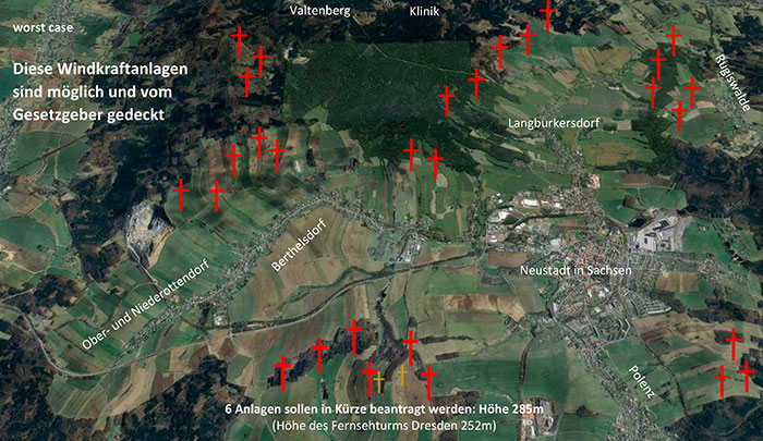 mögliche Windstandorte mögliche Windstandorte