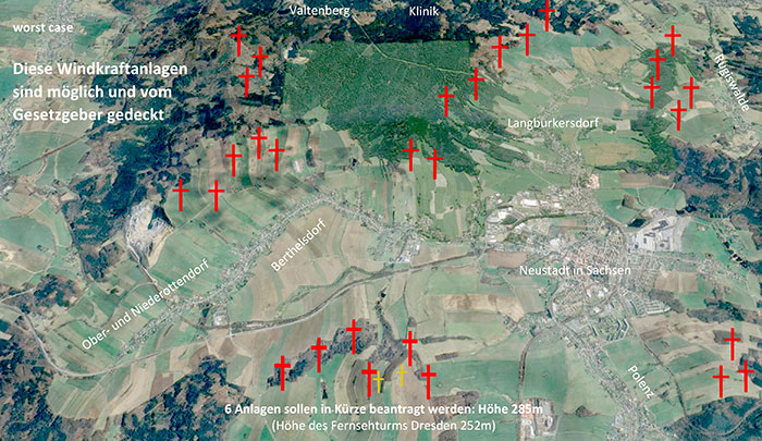 mögliche Standorte WEA mögliche Standorte WEA
