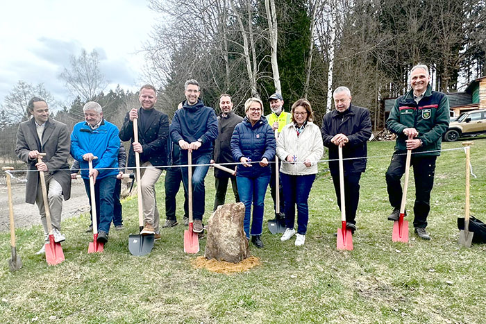 Spatenstich zum Teilprojekt Borderless Trails Spatenstich zum Teilprojekt Borderless Trails