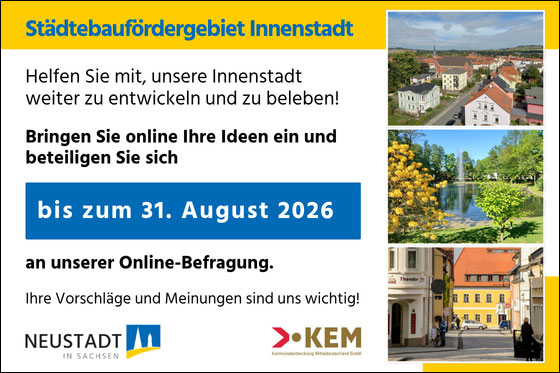 Helfen Sie mit, unsere Stadt zu entwickeln