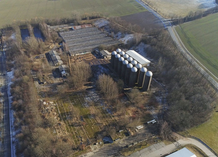 Blick auf Industriebrache Karrenberg